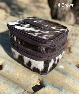 Cowhide Beauty Case #04