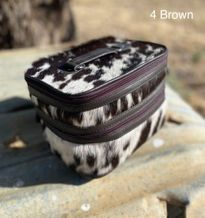 Cowhide Beauty Case #04