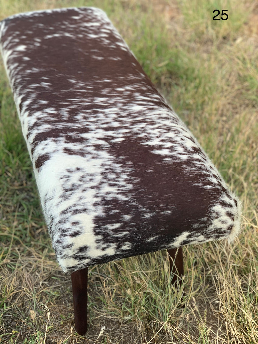 Cowhide Bench Seat _ 25