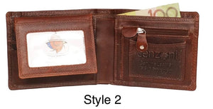 Cenzoni Mens Wallet _ Style 2 _ Tan