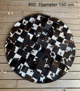 Patchwork Cowhide Rug - 002