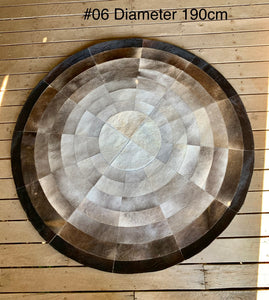 Patchwork Cowhide Rug - 006