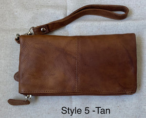 Ladies Leather Wallet _ Style 5 _ Tan