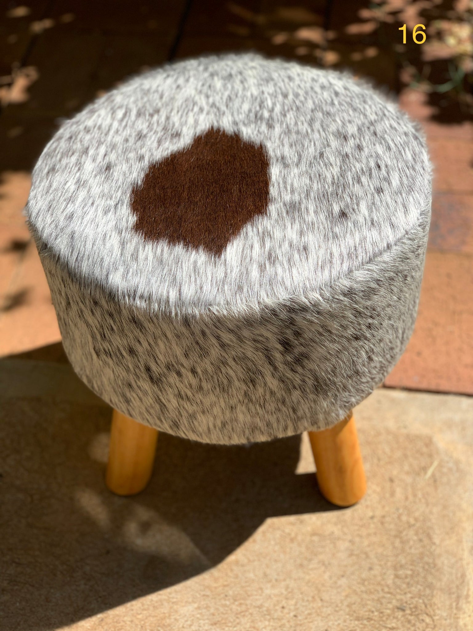 Cowhide Stool #16