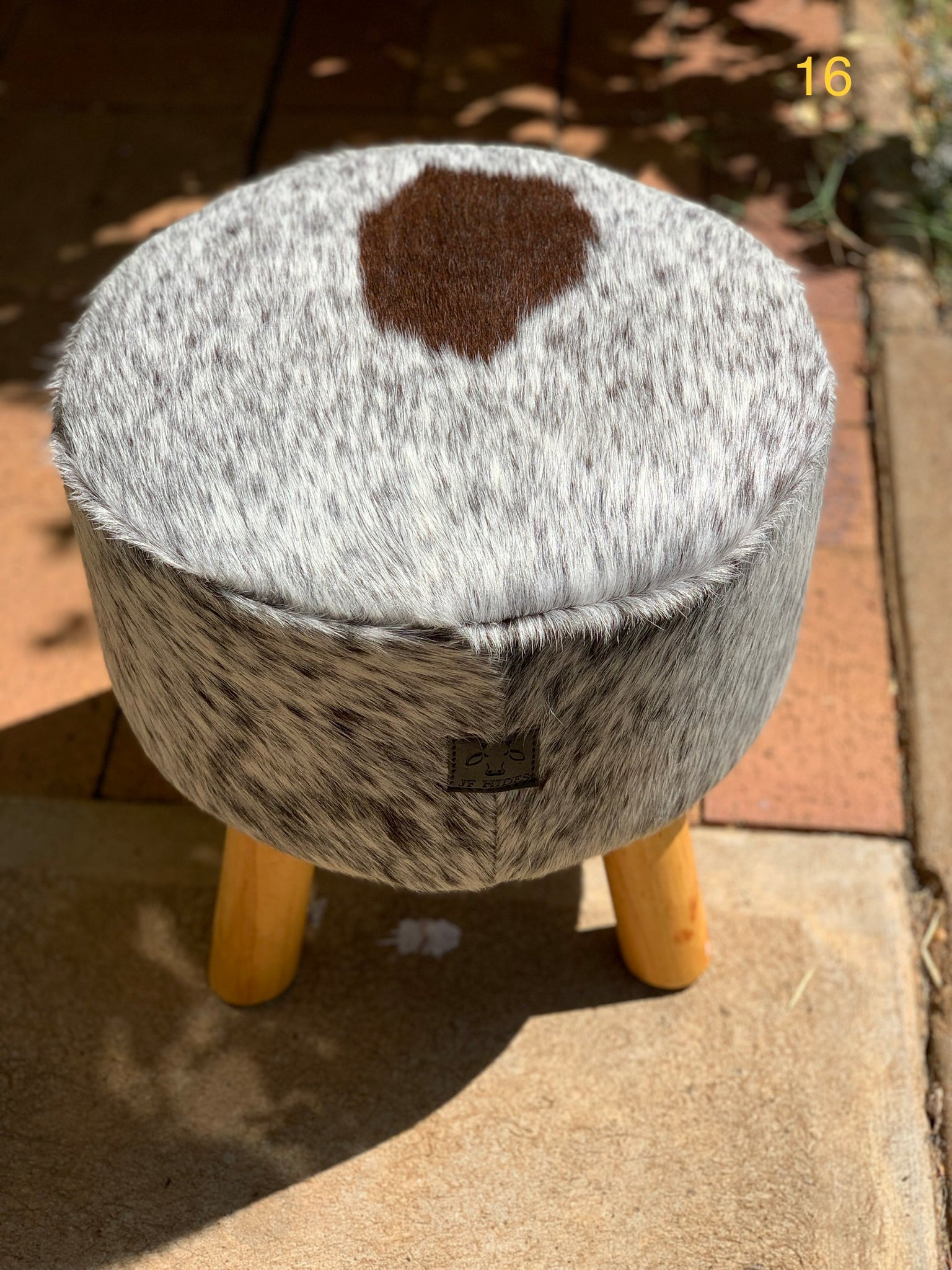 Cowhide Stool #16