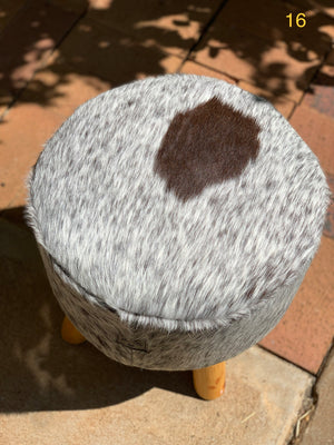 Cowhide Stool #16