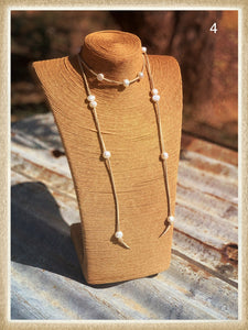 Pearl and Leather Necklace_4