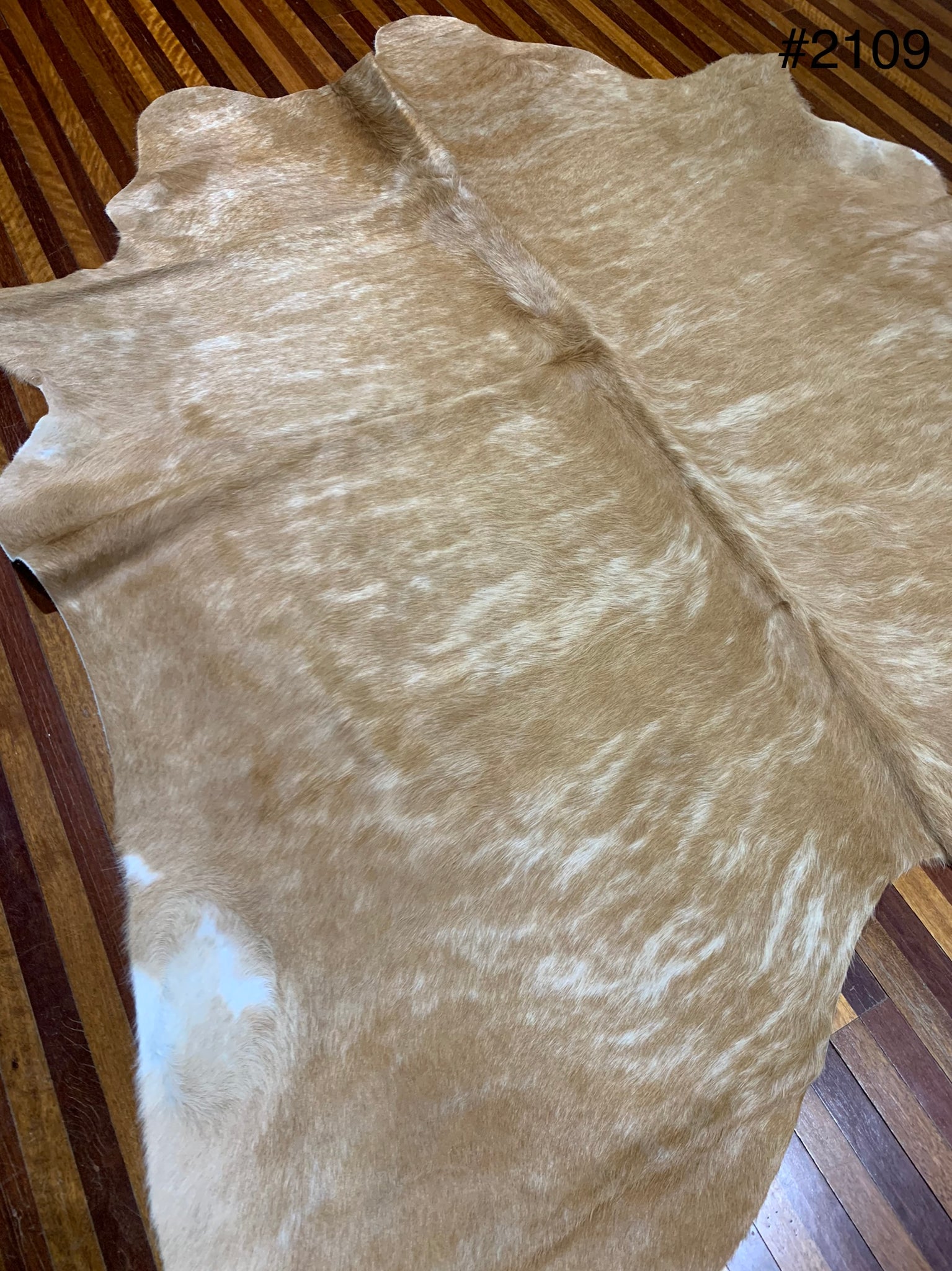 Coffee Table Cow Hide #2109