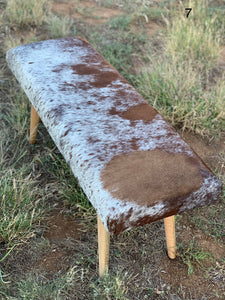 Cowhide Bench Seat _ 7