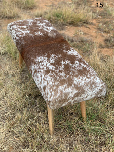 Cowhide Bench Seat _ 15