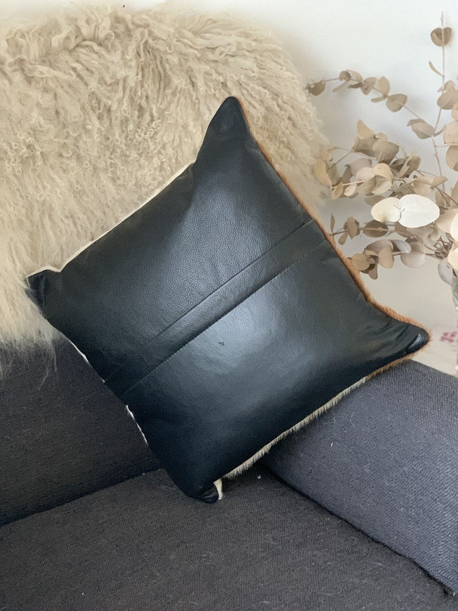 Cowhide and Leather Cushion Cover_28